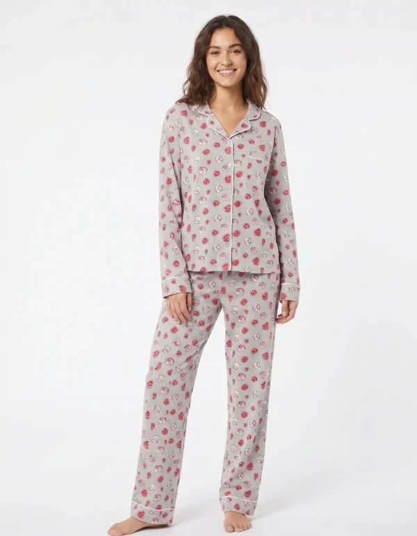 Sweet Treat Button-Up Pajama Set
