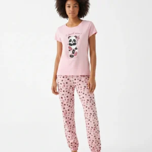 Vanilla Panda Donut Pajama Set
