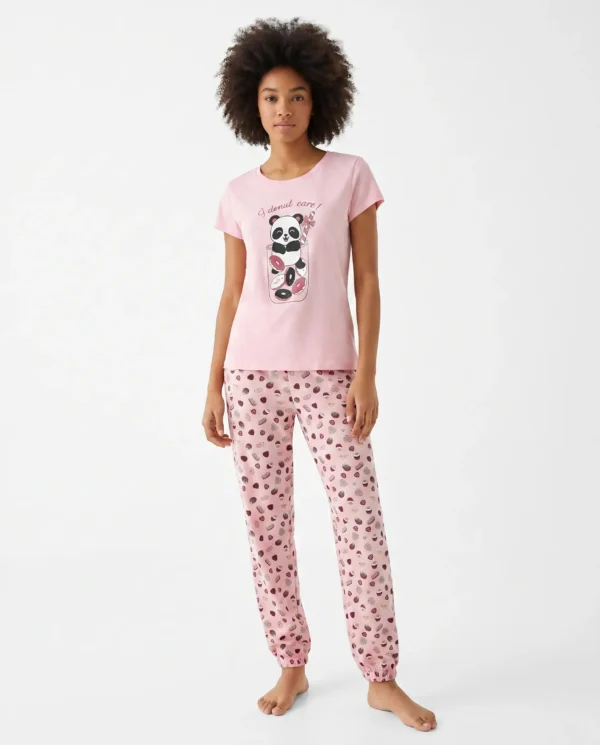 Vanilla Panda Donut Pajama Set