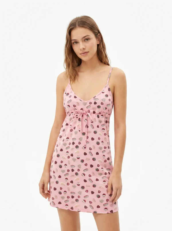 Candy Dot Lounge Slip Nightdress