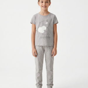 Vanilla Girls Lovely Kitty Pajama Set