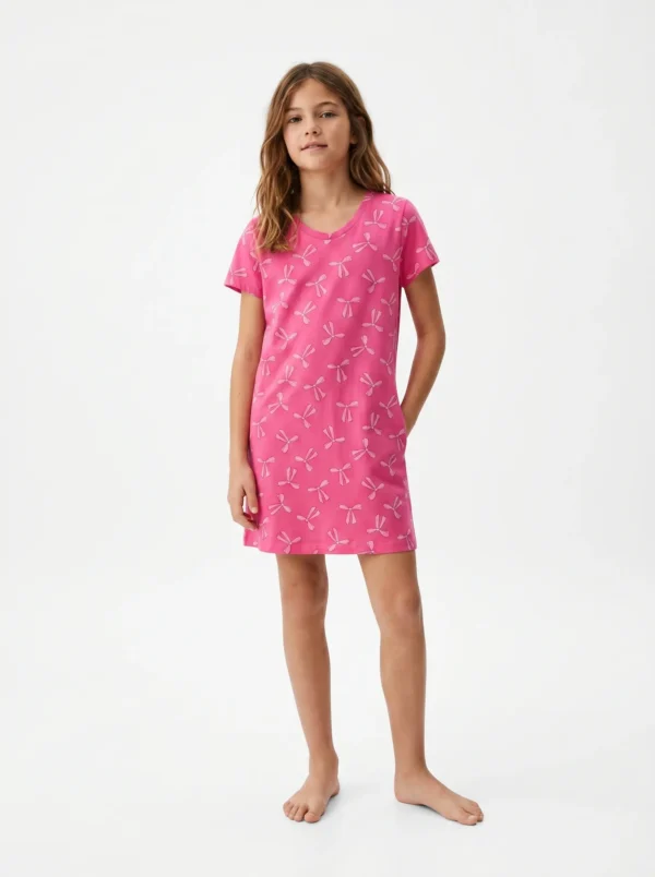 Vanilla Girls Heart Print Nightdress