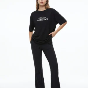 Women Casual Lounge Co-Ord Set With Printed Tee