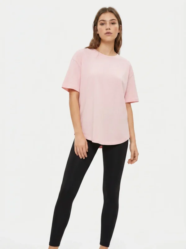 Vanilla Oversized Tee & Leggings Lounge Set