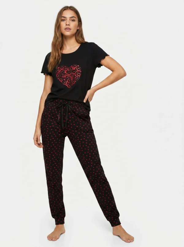 Vanilla Sweetheart Cotton Pajama Set